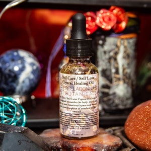 Self Love + Self Care Crystal Healing Oil