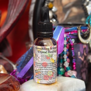 Grounding & Centering Crystal Healing Oil