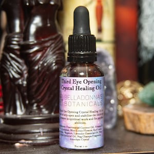 Third Eye Opening Crystal Healing Oil