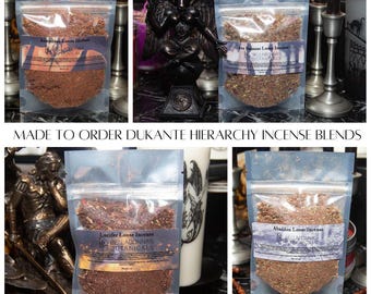 Made to Order Dukante Hierarchy Incense Blends