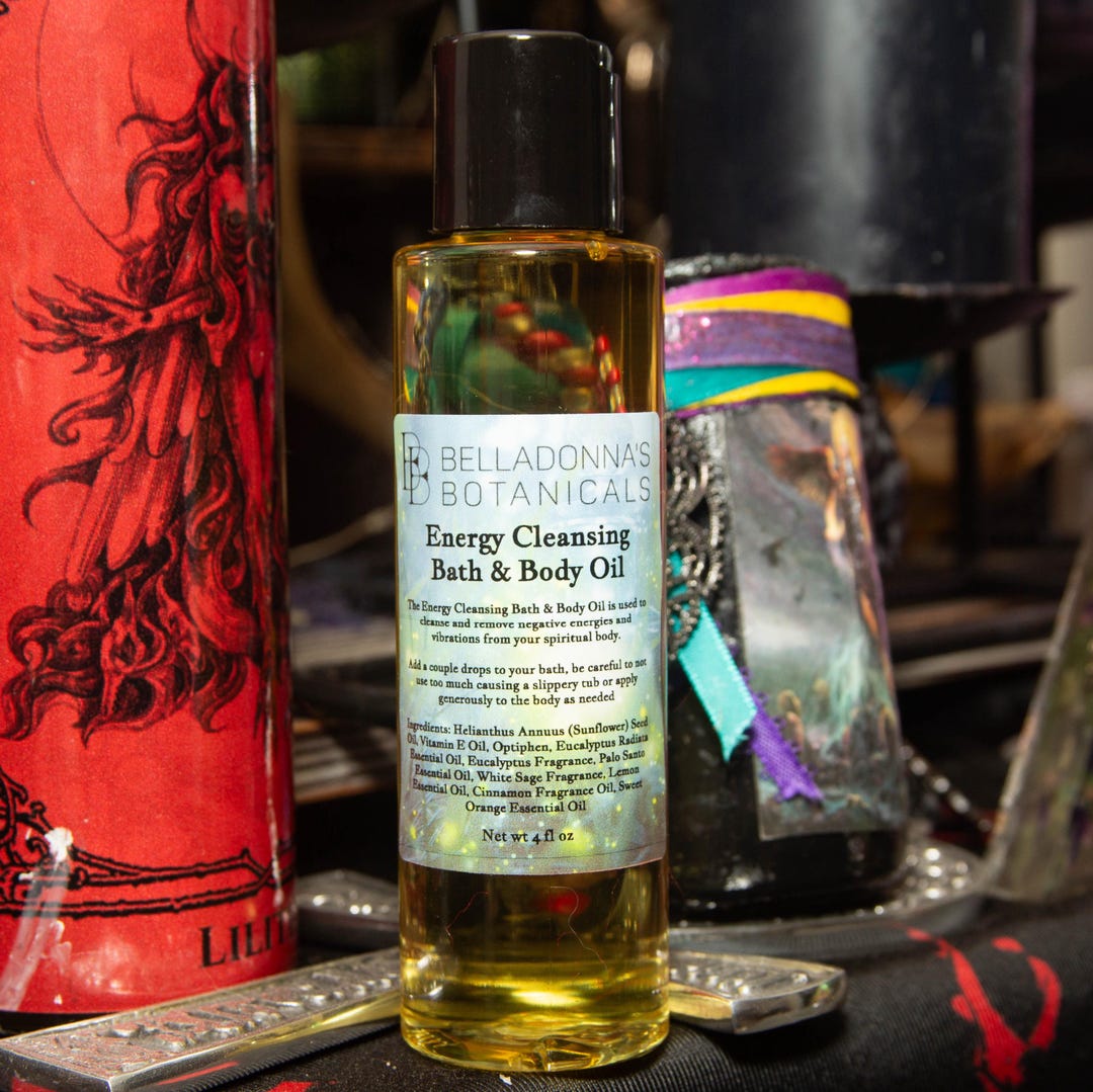 Energy Cleansing Bath & Body Oil - Etsy