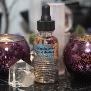 Manifestation Crystal Healing Oil