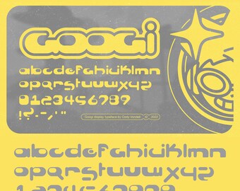 Googi (Y2K Font For Logos, Clothing, Graphic Design)