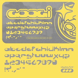 Googi (Y2K Font For Logos, Clothing, Graphic Design)