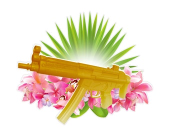 Watergun Sticker