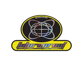 Futureproof Logo / Holographic Vinyl Sticker