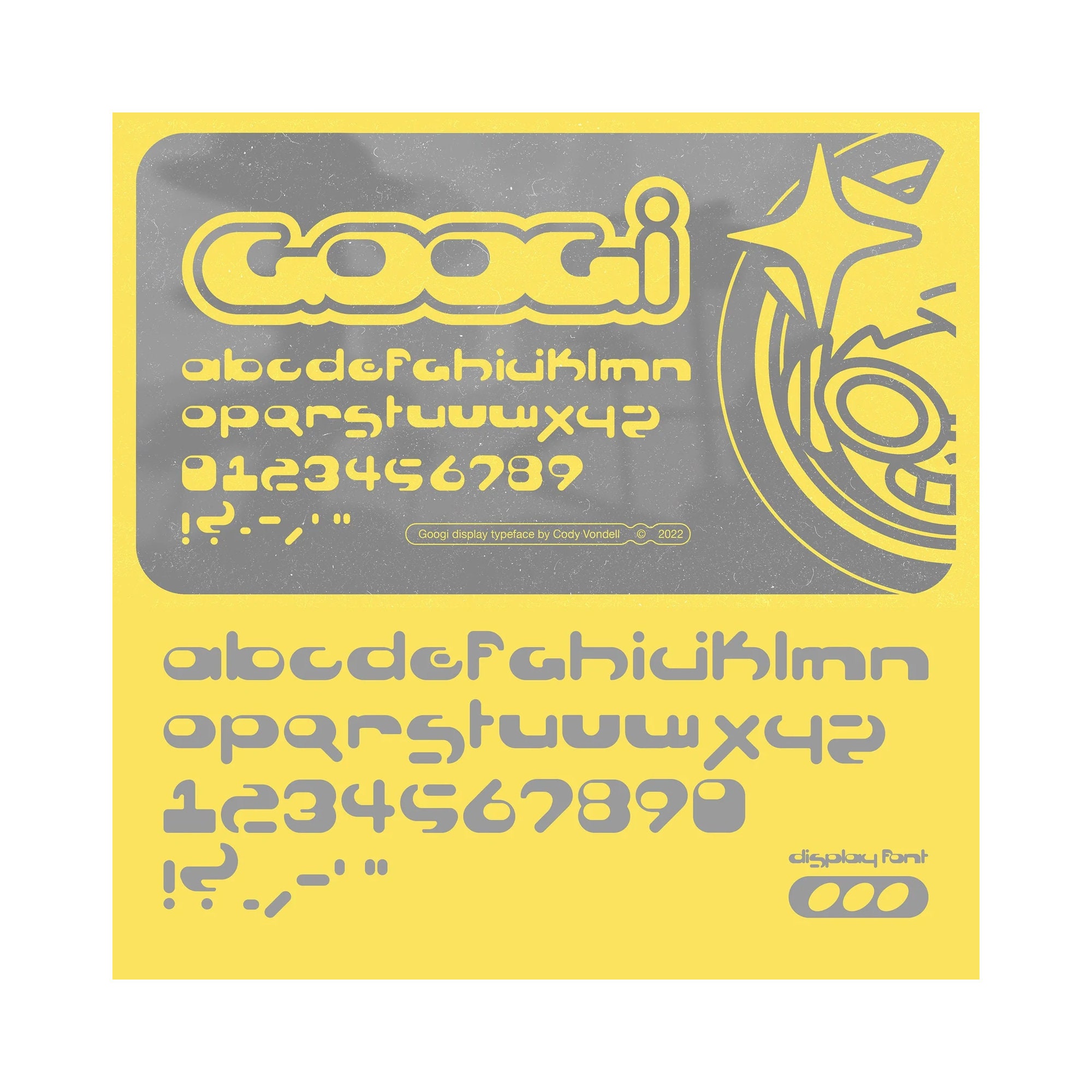 Googi (Y2K Font For Logos, Clothing, Graphic Design)