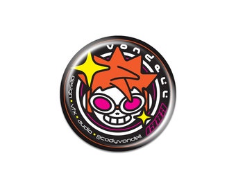 Vondell Mascot Button Pin