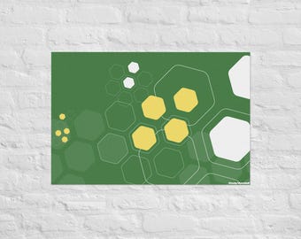 24 x 36 in. Wall Poster - Digital Green