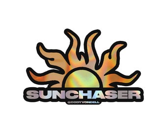 Sunchaser Icon / Holographic Vinyl Sticker