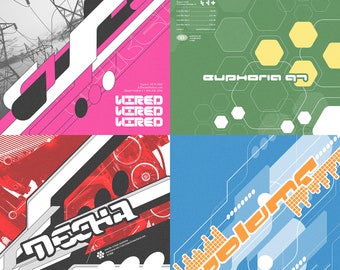 Y2K Aesthetic Vectorheart Icons Template (Over 70 Assets For Logos, Clothing, Graphic Design)