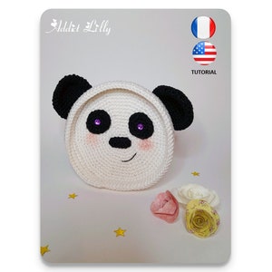 Vide Poche Panda - Empty Pocket Panda - Crochet pattern - PDF file - Explanations FR/US - Crochet - Accessory