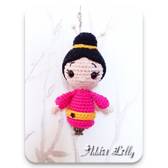Keychain Crochet Pattern Bundle, EBOOK PDF, Mini Dolls, Ami - Inspire Uplift