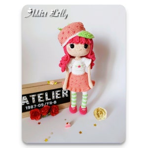 Charlotte - Crochet doll - Crochet pattern - PDF file - Explanations FR- Crochet - Amigurumi