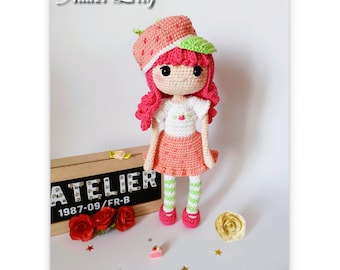 Charlotte - Crochet doll - Crochet pattern - PDF file - Explanations FR- Crochet - Amigurumi