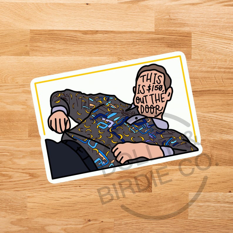 ITYSL With Tim Robinson Inspired Sticker (DAN FLASHES) - Etsy