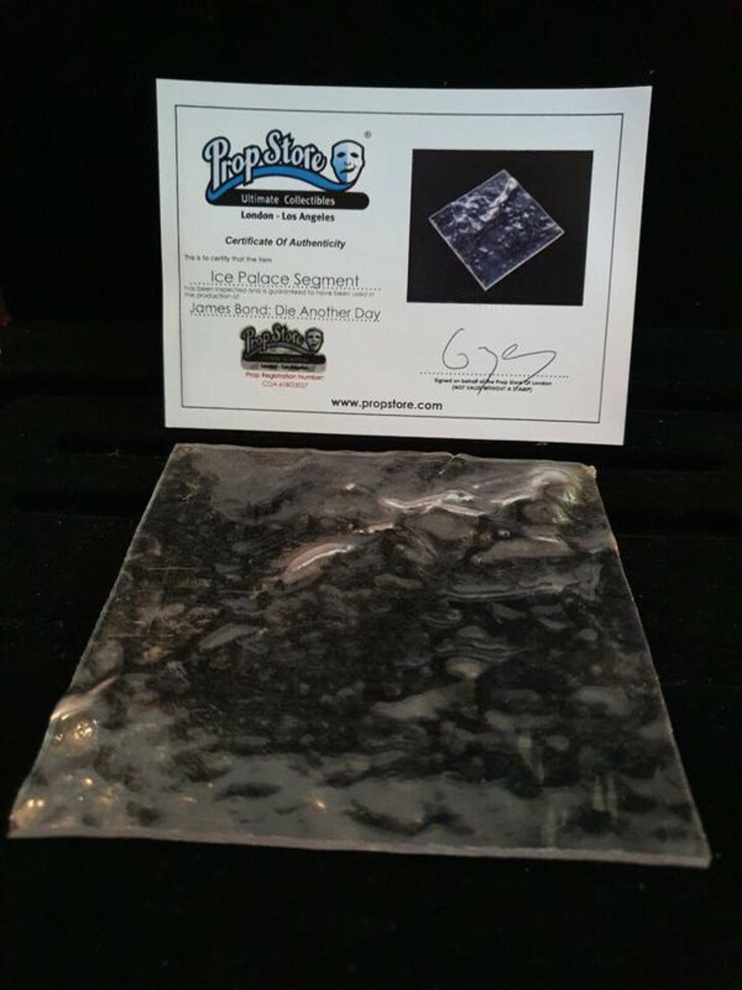 James Bond 007 Original Screen Used Piece Ice Palace Movie Prop - Etsy