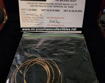 The Walking Dead Original Production Used Daryl Scavenged Gold Bracelet Set Prop
