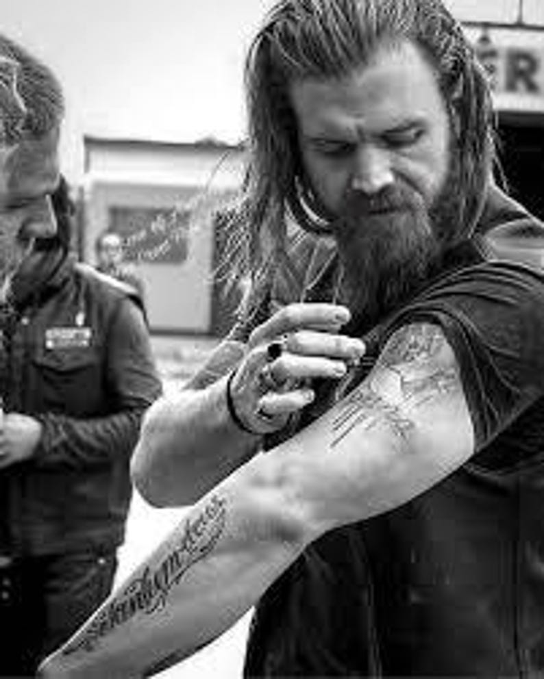 SOA Sons of Anarchy Original Screen Used Opie Small Reaper Ring Movie ...