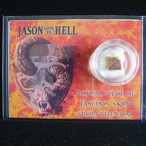 Vendredi 13, accessoire de ski d'occasion Jason Goes to Hell avec écran original
