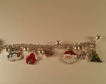 Christmas Bracelet, Holiday Jewelry, Gift