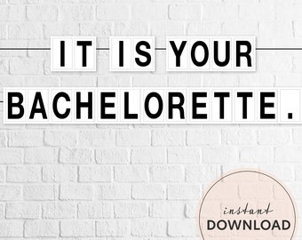The Office Bachelorette Party Banner - Office Bachelorette Party Decoration - Instant Download Printable