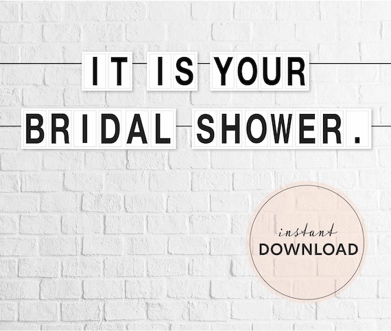 The Office Bridal Shower Banner - Office Bridal Shower Decoration - Instant Download Printable