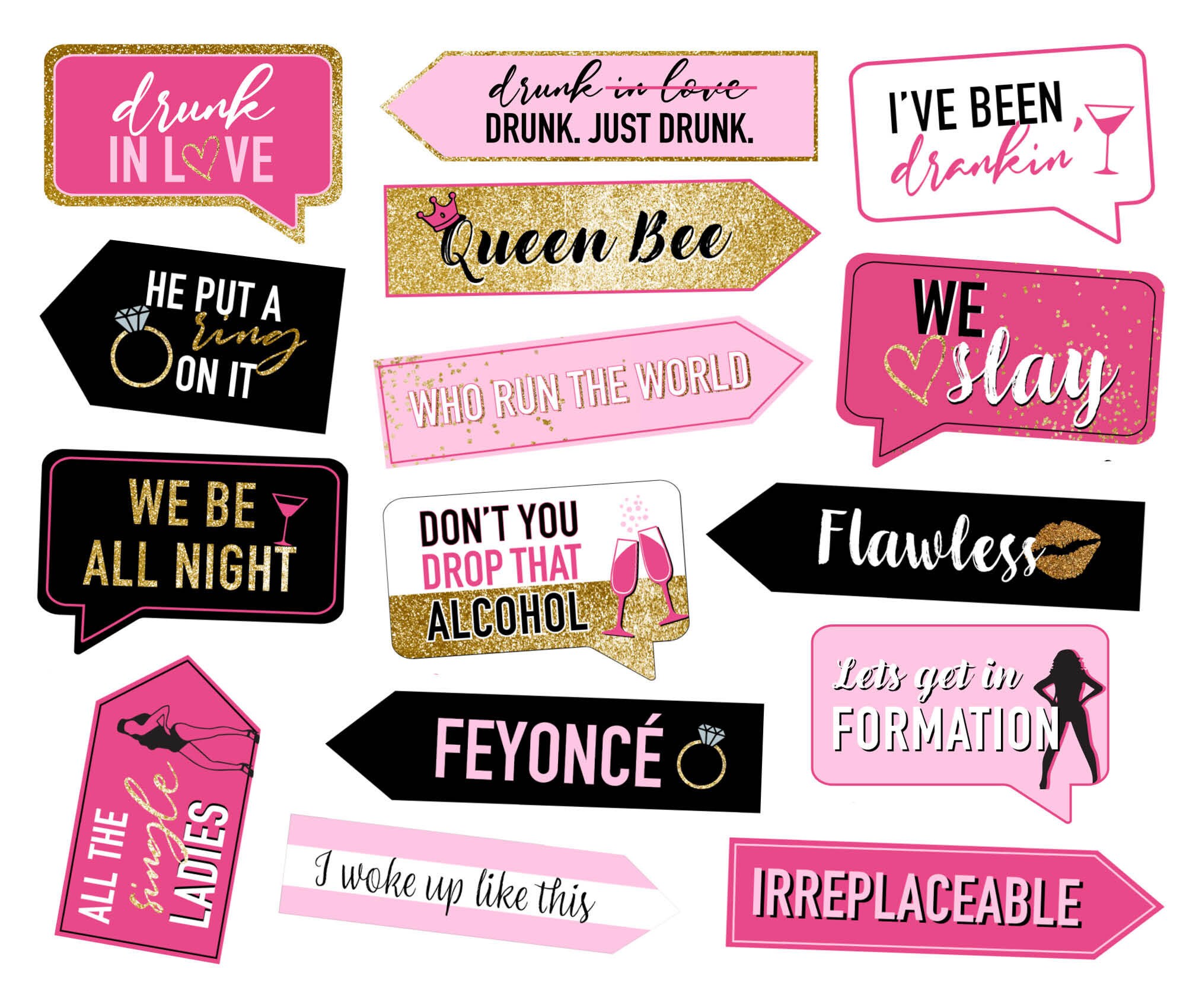 Beyonce themed bachelorette party