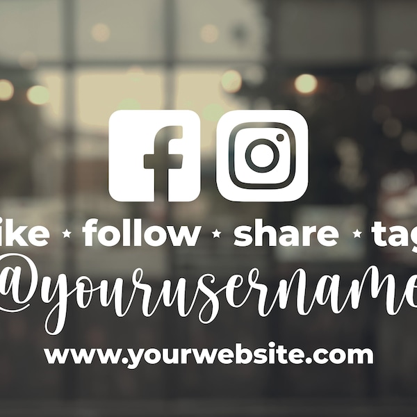 Decal for Store Front Etsy