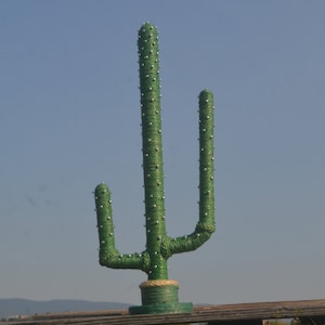 CACTUS JEWELRY STAND, Cactus Organizer, Jewelry Storage, 185 Viti Cactus Stand, Green Hemp Rope Cactus, Large Cactus Key Holder, Suculents