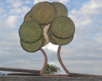 WAVY Tree MIRROR, 7 Recycled CD's Tree Mirror, Papier Mache Mirror, Boho Decor, Colorful Furniture, Wall Mirrors, Tree Shaped Wall Mirror