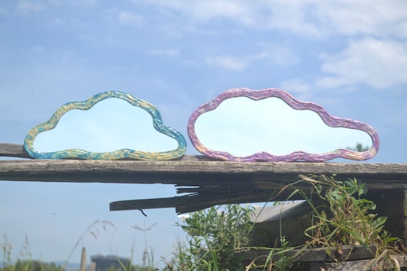 Wandspiegel Wolkenform Spiegel Selbstklebend Wandaufkleber Deko für  Kinderzimmer