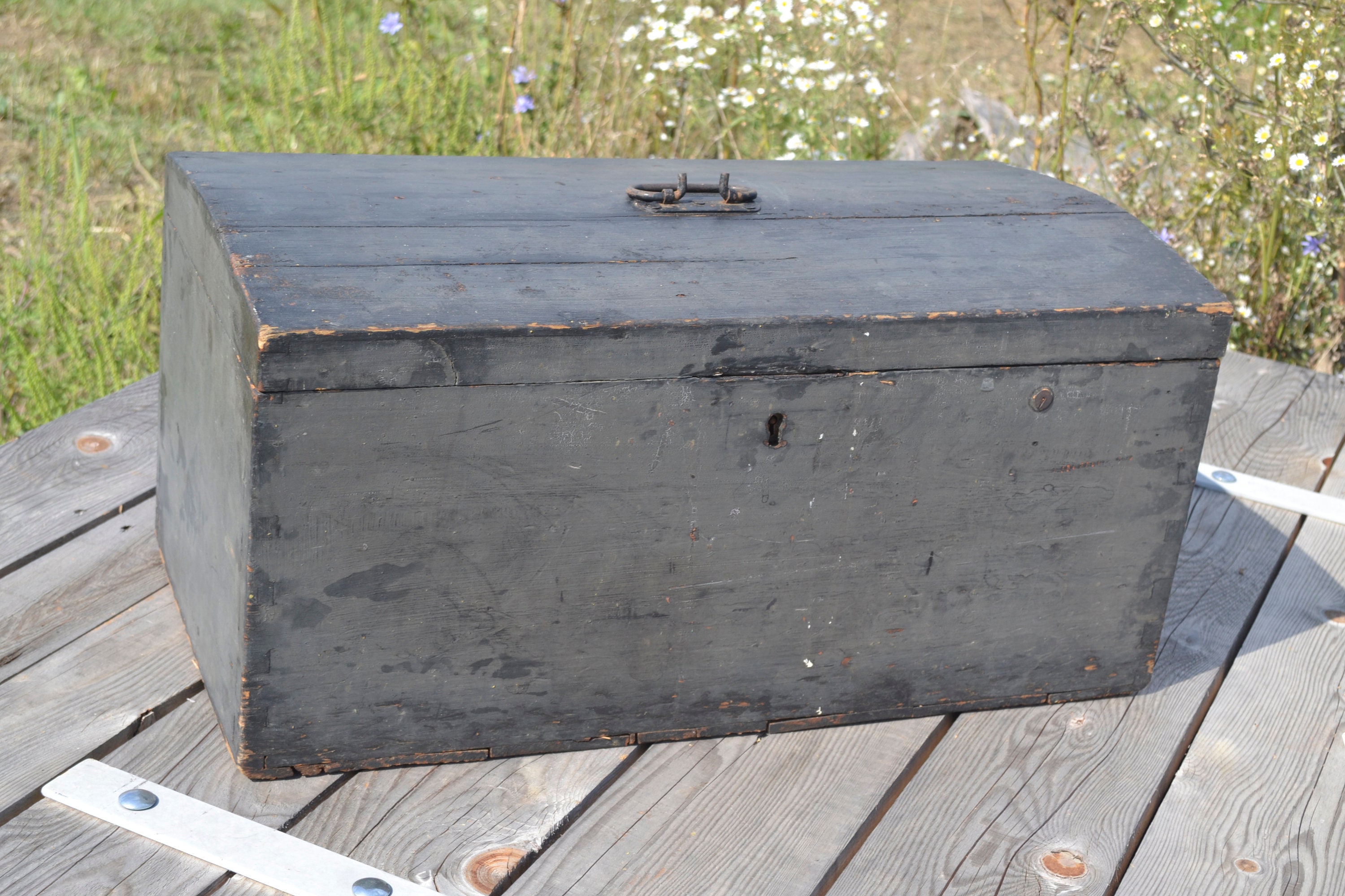 英国 アンティーク 木製 大型 トランク チェスト イギリス 100cm パイン 英国 アンティーク 木製 大型 トランク チェスト イギリス 100cm