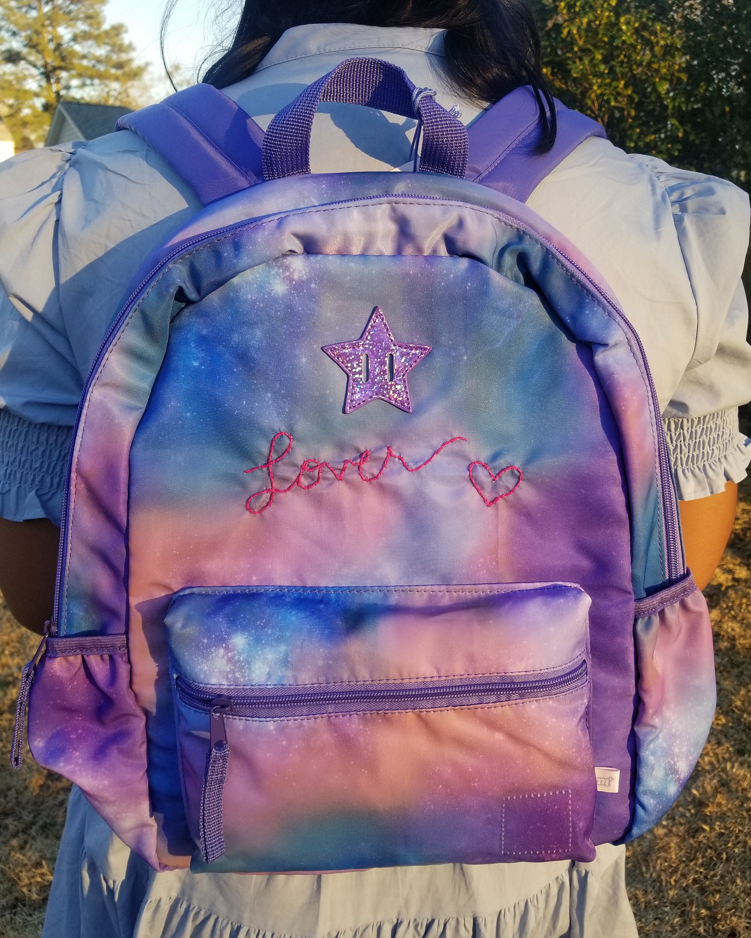 Taylor Swift Lover Hand Embroidered Medium Backpack Cotton Etsy