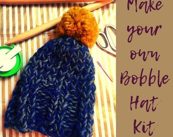 knit your own bobble hat