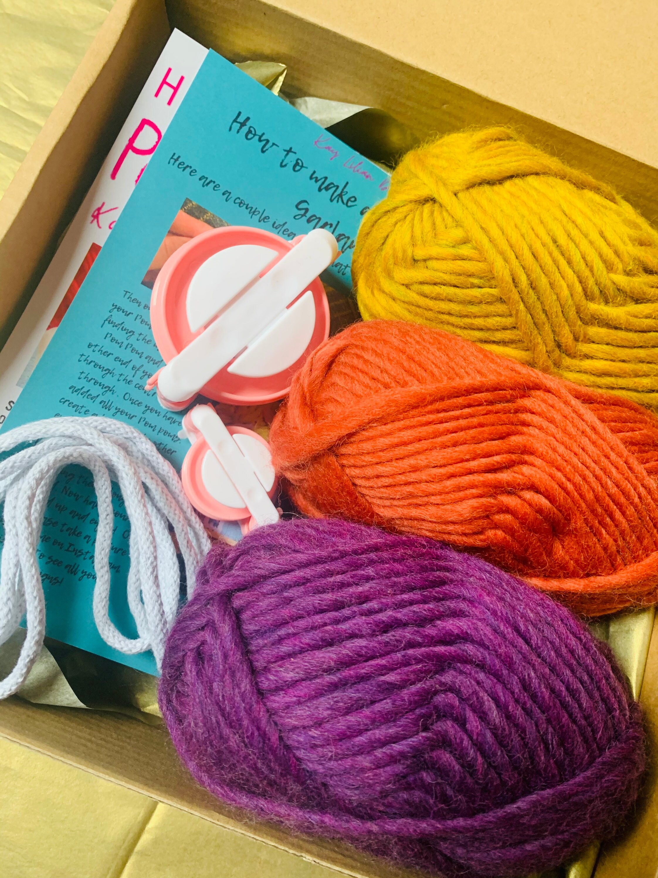 Make Your Own Pom Poms Kit Craft Kits Craft Supplies Etsy