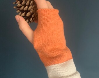 Hand warmers, wrist warmers, winter accessories, womans hand warmers, ladies colourful mittens, gloves