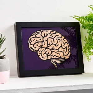 Brain Gift, Anatomy Art Print, Medical Student Gift, Doctor Gift, Neurosurgeon Gift, Neuroscience Art