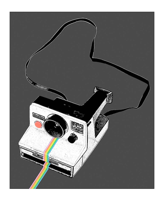 Polaroid Print Polaroid Onestep Wall Art Fine Art Print Camera