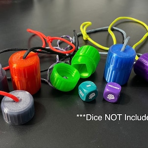 Disc Dice Protective Hard Case v2 (The tube)!!! for Disc Golf