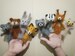 Woodland animals finger puppets Quiet time  Forest animals toy Montessori toys Toddler puppets Puppets Theatre Finger Child friendly Animals 