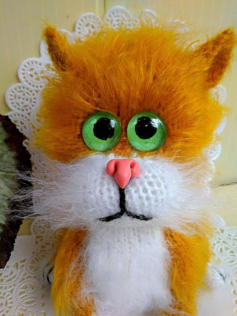 Cat Ginger Stuffed animal cat Plush cat lover gift Kawaii cat Etsy