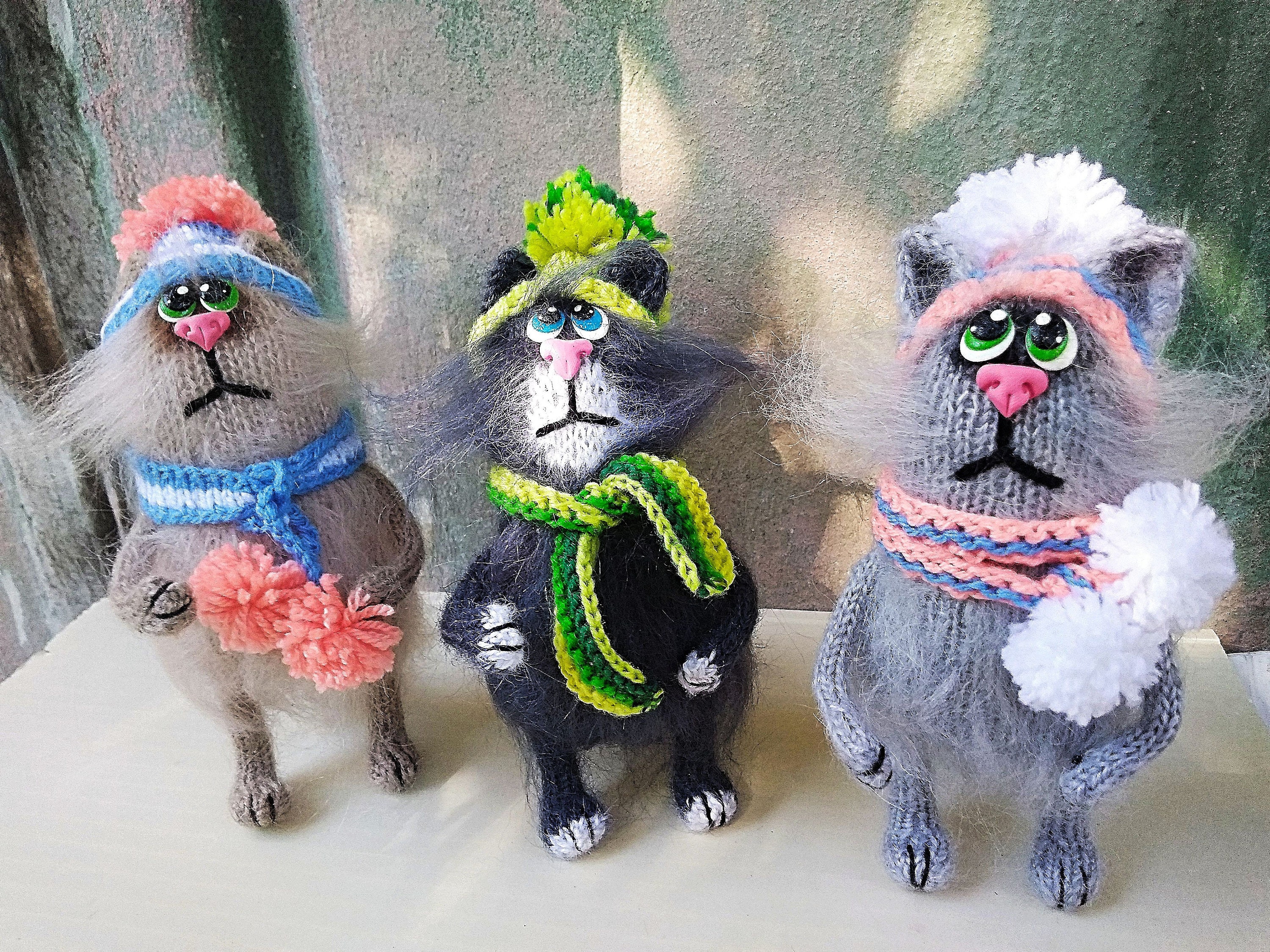 christmas cat stuffed animal