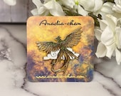 Original Thunderbird Hard Enamel Pins with Glitter Enamel - Native American mythology
