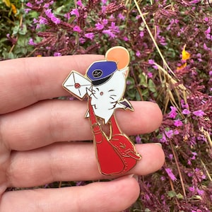Final Fantasy XIV Delivery Moogle Kupo Gold Plate Hard Enamel Pins