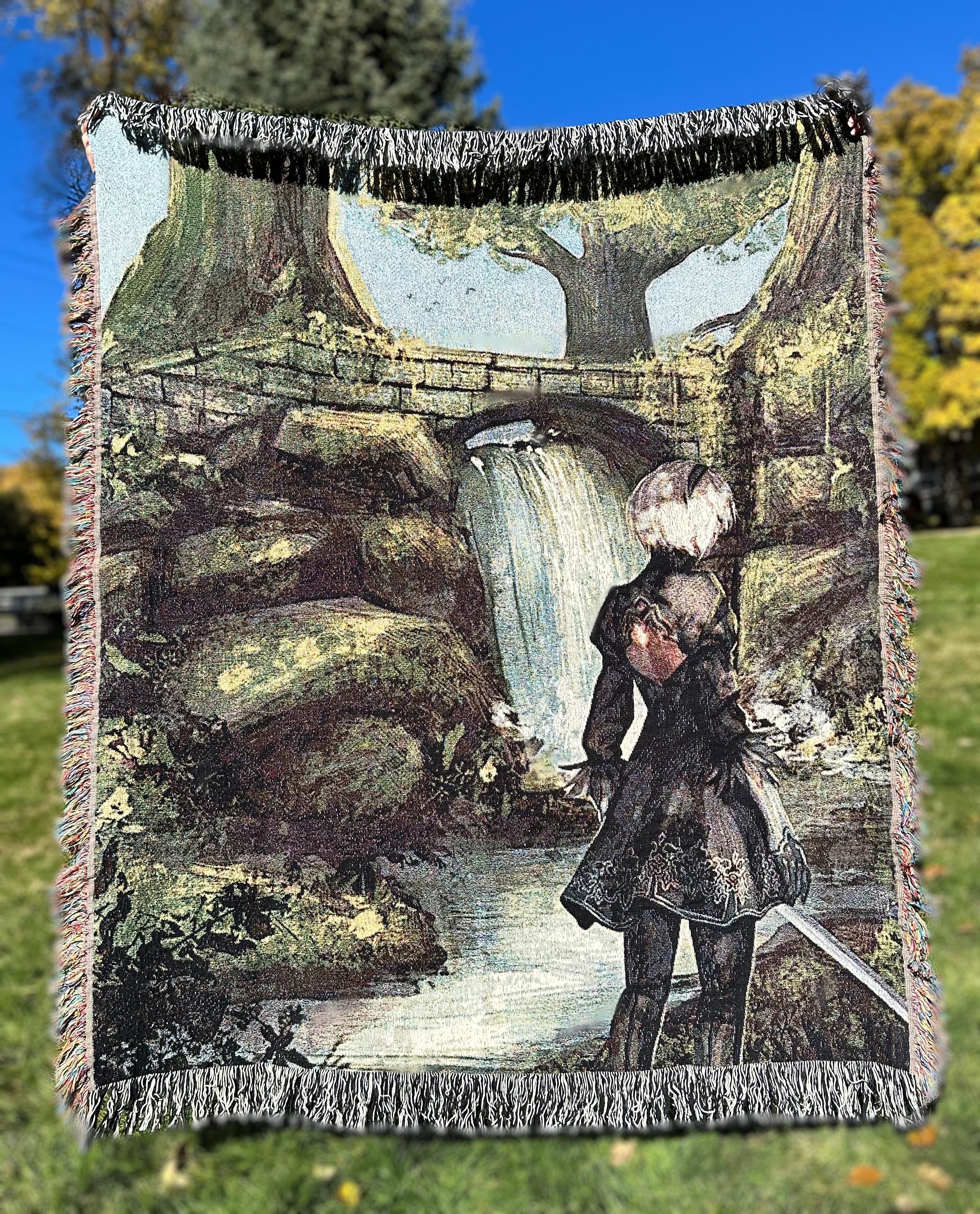 NieR・クリスマス ブランケット Nier Blanket - Etsy