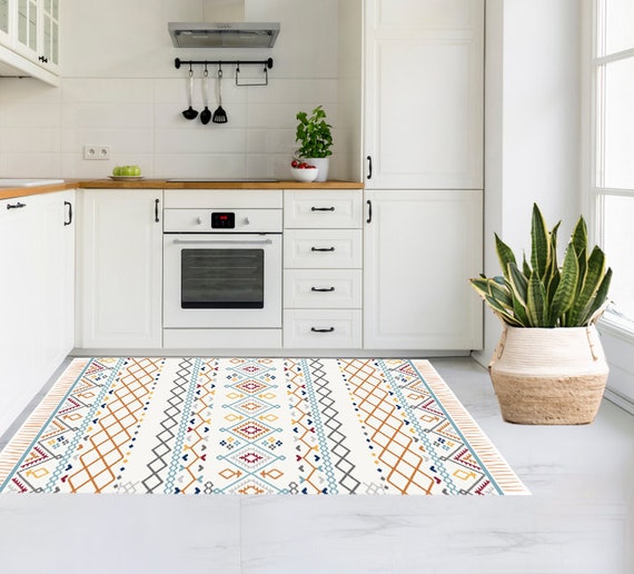 Alfombra antideslizante cocina azulejos 50x90cm