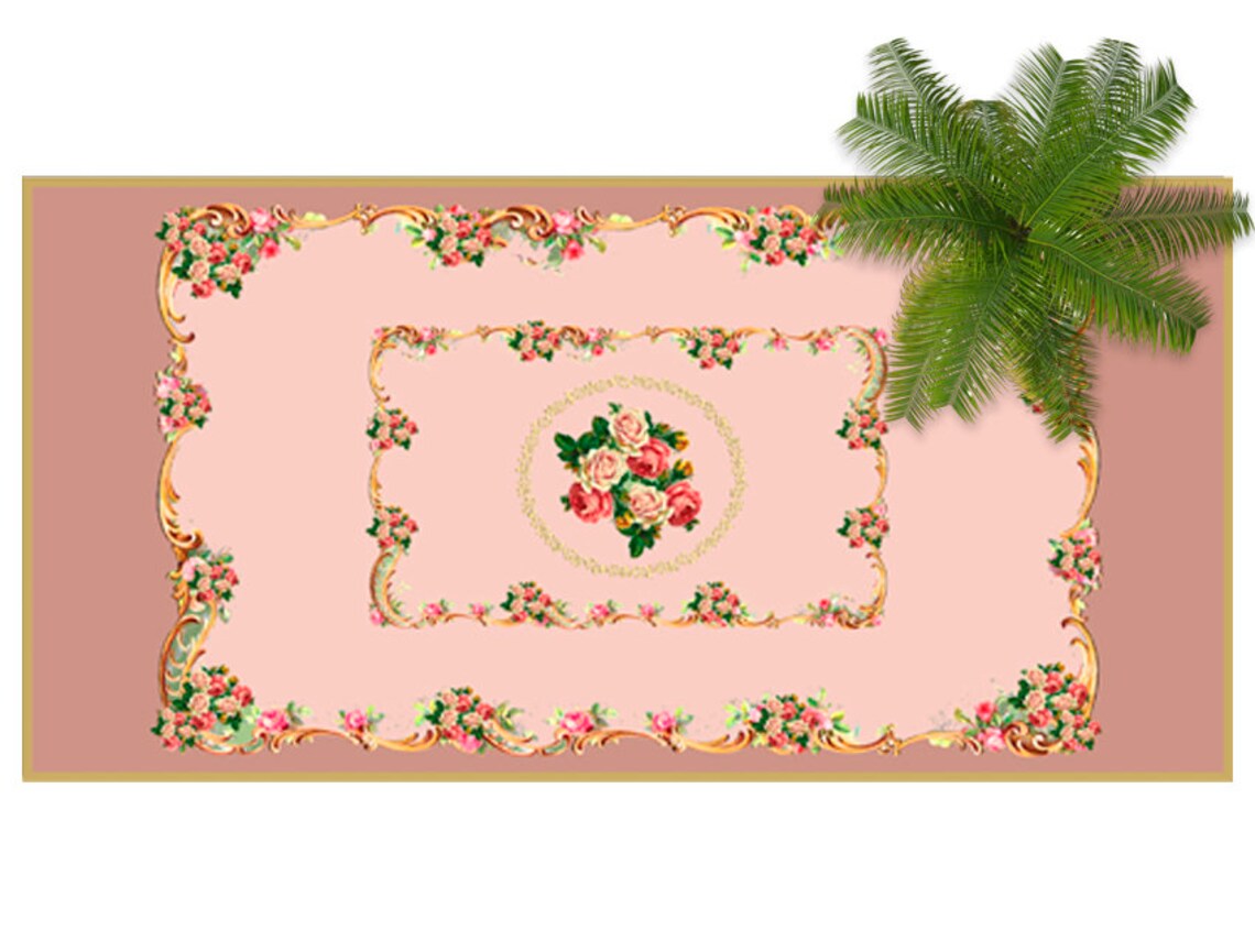 Vintage Mat. Vinyl Mat .PVC Mat . Antique Pink Mat Vintage Etsy