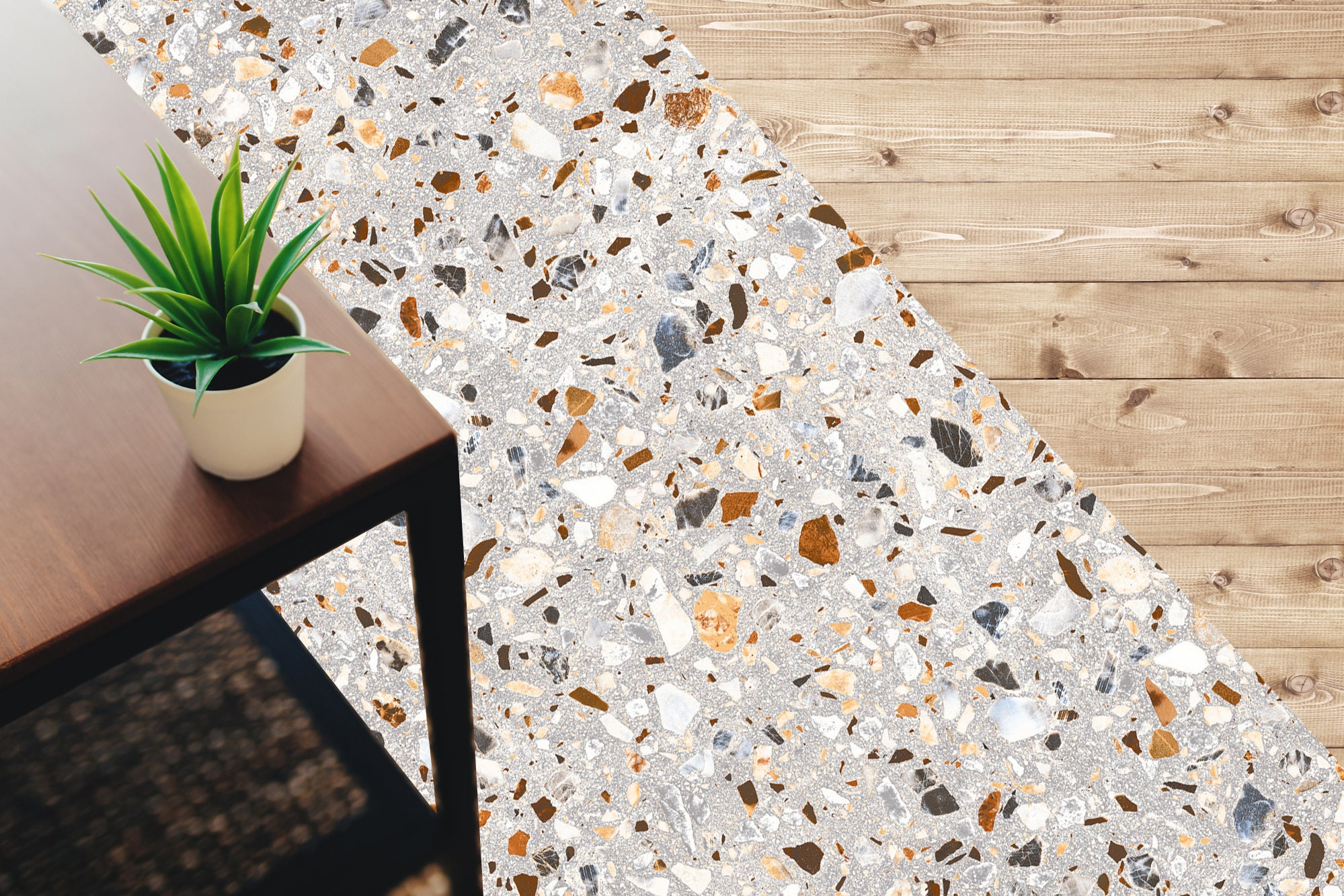 Terrazo Rug Terrazzo Vinyl Mat.vinyl Mat .vinyl Floor.pvc Rug.terrazzo Rug.kitchen ...