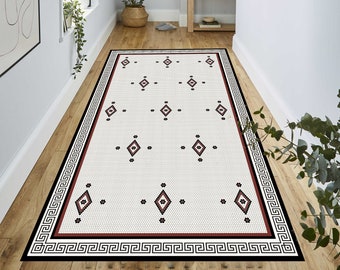 Vinyl Mat,vinyl Mat, Vinyl Rug, Vinyl Floor, Geometric Pattern Mat, Art ...